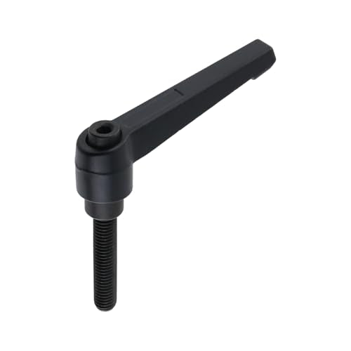 Clamping Lever Handles M8 x 40mm Push Button Ratchet Lever Male Threaded Stud Adjustable Handles Hand Knobs Rotating Screw Handles Bolts with Locking Lever -4pcs - size: M8 x 40mm
