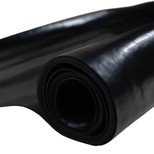 EPDM Rubber Sheet, Black, 60A, 0.031" x 36" x 48" - size: 48 x 36 x 0.031 in.