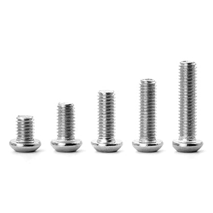 M5 x 8mm 12mm 16mm 20mm 25mm Button Head Socket Cap Screws Bolts 304 Stainless Steel Metric Machine Allen Hex Drive, Fully Threaded, Assortment Kit 50PCS - size: M5 x 8/12/16/20/25mm (50PCS)