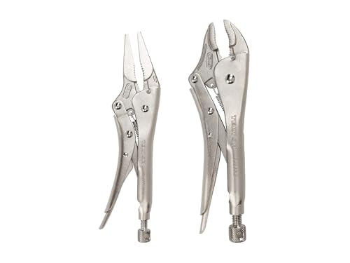 TEKTON Locking Pliers Set, 2-Piece | PLK99901 - size: 2-Piece