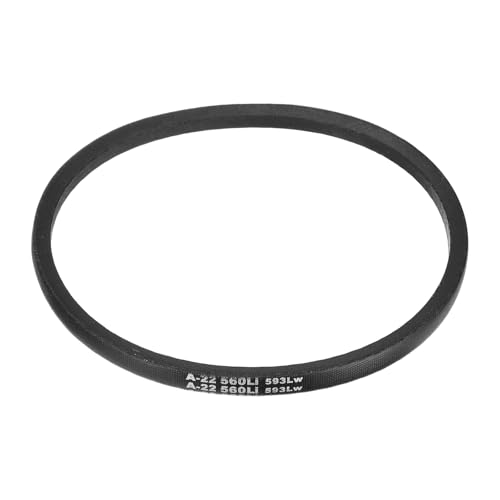 uxcell 5Pcs A22 Classic Wrapped Rubber V-Belt, 24" Lo x 0.51" W x 0.32" H - size: A22