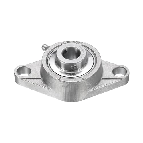 uxcell 2Pcs SUCFL202-10 Pillow Block Bearings 5/8 in Bore Self Alignment - size: SUCFL202-10