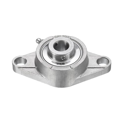 uxcell 2Pcs SUCFL202-10 Pillow Block Bearings 5/8 in Bore Self Alignment - size: SUCFL202-10