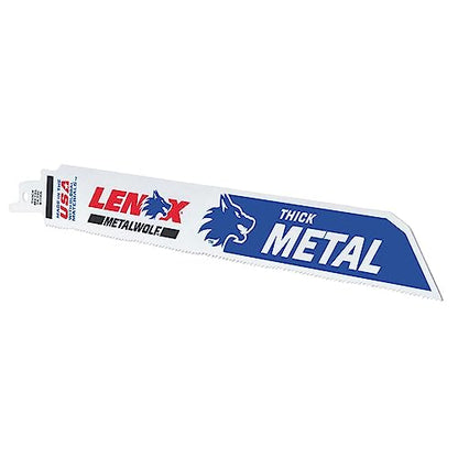 LENOX Tools LAZER Metal Cutting Reciprocating Saw Blade, Bi-Metal, 9-inch, 14 TPI, 25/PK