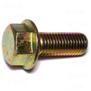 Hard-to-Find Fastener 014973240684 Grade 8 Coarse Hex Flange Bolts, 3/4-10 x 2, Piece-10 - size: 3/4-10 x 2"