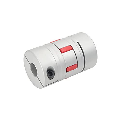 Fielect Shaft Coupling 12.7mm to 12.7mm Bore, L66xD40 Flexible Coupler - size: 12.7mm to 12.7mm Bore L66x40D