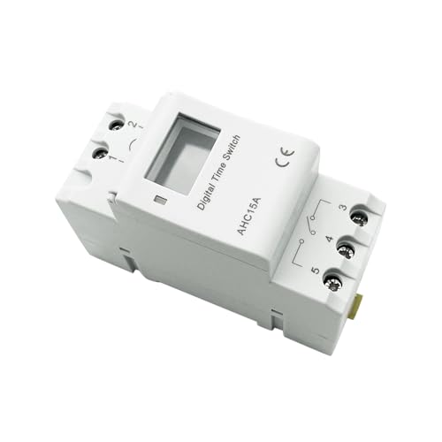 Timer Switch, WenzhiIoT AHC15A AC 110V/16A Weekly Programmable Timer Relay Digital LCD Power