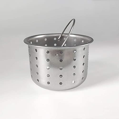 GZILA Kitchen Sink Drain Basket Only, 3-inch Basket for Kitchen Sink Strainer Replacement, Deep Cup Strainers with Handle, SUS 304 Stainless Steel - color: Stainless-steel