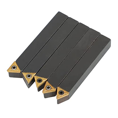 findmall Lathe Turning Tools 5Pcs 3/8 Inch Tool Holder Set