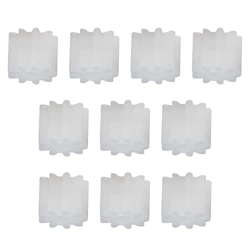 Othmro 10pcs Plastic Gears 9 Teeth Model 092A Reduction Gear Plastic Worm Gears for RC Car Robot Motor - color: 2A 9Teeth 10Pcs, size: Plastic Gears