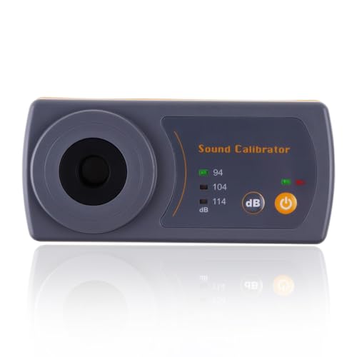 Decibel Meter Calibrator 94dB & 104dB & 114dB Calibrator with Three Calibration Level