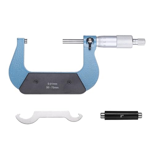 HARFINGTON Metric Outside Micrometer 50-75mm Range +/-0.01mm Accuracy - size: 50-75mm