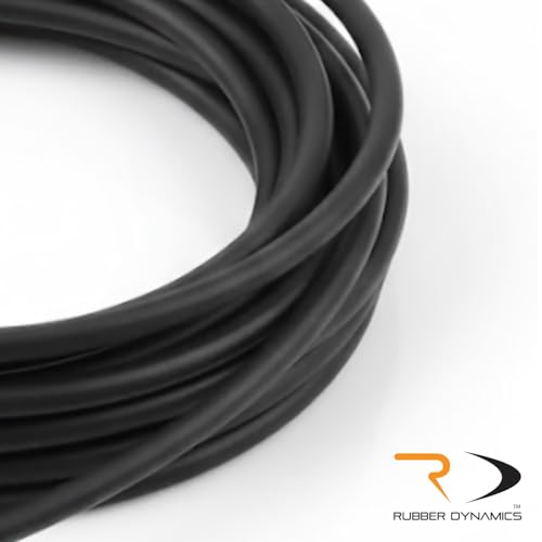 10 Ft .197" (5.0MM) Thick O-Ring Cord Stock, Buna-N 70A, Black - size: 5.0mm (.197") X 10FT