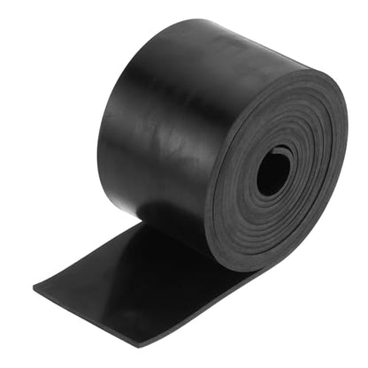 MECCANIXITY Solid Rubber Sheet 1/8" Thick x 3" Wide x 120" Long, Anti-Slip Neoprene Rubber Roofing Material for Gaskets DIY Material, Pads, Seal, Bumpers - size: 1/8" x 3" x 120"