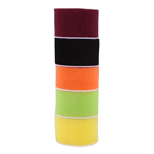 16Pcs Car Foam Drill Polishing Pad, 2inch Detail Polishing Buffing Pad Mix Size Car Detailing Kit Air Sander Car Polisher Thread-M6X1 for Buffer Polisher Polishing, Buffing