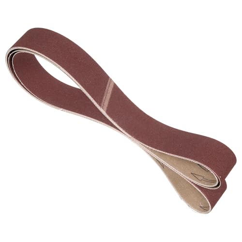3 Pcs Sanding Belts 2 x 72 Inch 120 Grit Aluminum Oxide Abrasive Sandpaper for Belt Sander Metal Grinding Wood Working Weld Rust Removal - size: 2 x 72 Inch(120 Grits)