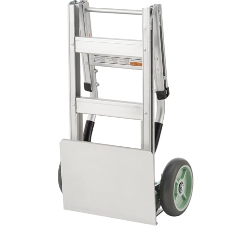 Global Industrial Aluminum Folding Hand Truck, 660 lb Capacity