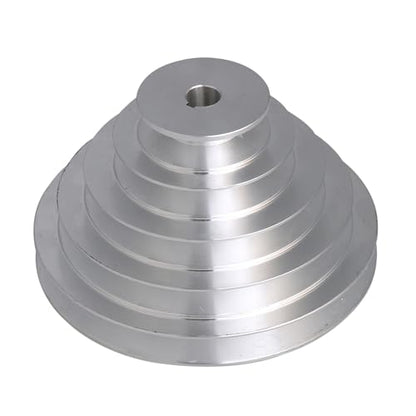 5 Stepped Pulley 18mm Bore | Aluminum Cone Pulley | 5mm Keywayed - size: 18MM BORE