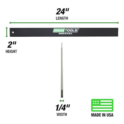 OEMTOOLS Straight Edge 24", Machinist Tool, Made in USA for Engine Blocks - size: 24-Inch