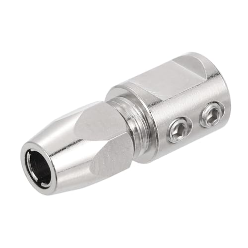 Motor Flex Collet Coupler 5mm to 4.76mm CNC Stainless Steel Flexible Coupling Motor Shaft Locker
