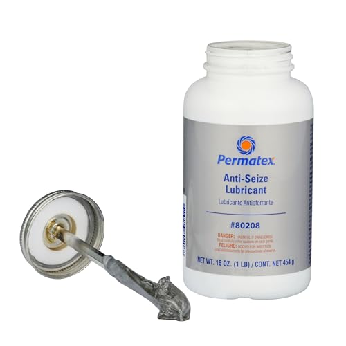 Permatex 80208 Anti-Seize Lubricant with Brush Top Bottle, 16 oz., Silver - size: 16 Oz. (Pack of 1)