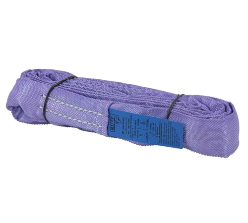 Mytee Products (2 Pack) Polyester Endless Round Sling 6 ft Purple 2600 lb. Vertical Capacity | 2100 lb. Choker | 5200 lb. Basket | Heavy Duty Recovery Sling for Rigging and Towing - color: Purple - Vertical Capacity: 2,600 lbs., size: 6 Feet, style: 2 - P