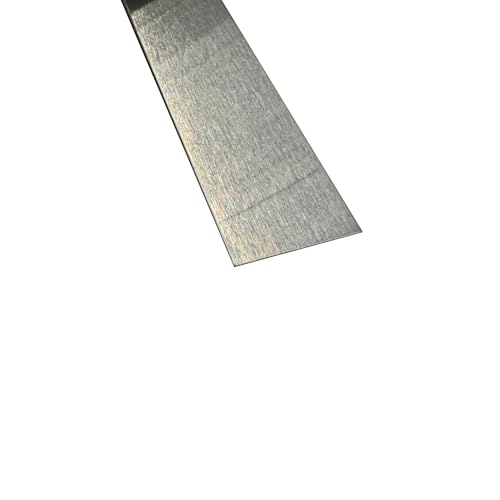Grade 304 Stainless Steel #4 Brushed Sheet Metal Gap Filler Finishing Strip Trim, 20ga (30 inch Long, 1.75 inch Wide) - size: 30 inch Long, style: 1.75 inch Wide