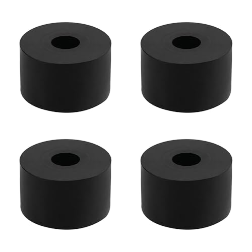 4 PCS Multi Purpose Rubber Spacer, 1-1/5" OD x 3/8" ID x 3/4" Thickness - size: 1-1/5" OD x 3/8" ID x 3/4" Thickness