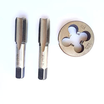 AtticZone M14 x 1.25 Metric Hand Thread Tap and Die Set, Right Hand - size: M14x1.25