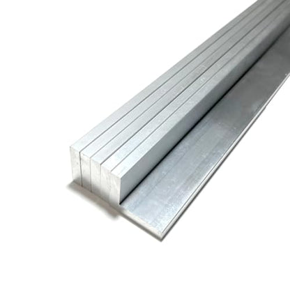 2 Pcs 1/4" X 1" Square Aluminum Flat BAR 16" Long .6061 Aluminium, 6mm X 25mm X 406mm Aluminum Flat Plate, T6511 Solid New Mill Stock - size: 1/4"X 1"X16", style: 16inches