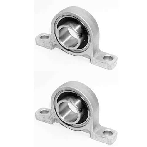 2pcs KP005 25mm Zinc Alloy Inner Ball Mounted Pillow Block Insert Bearing