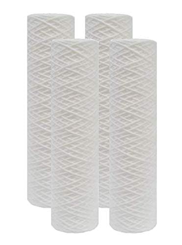 Compatible for WHKF-WHSW String Wound 5 Micron Sediment Water Filters - 4-Pack- by IPW Industries Inc. - style: 4-Pack