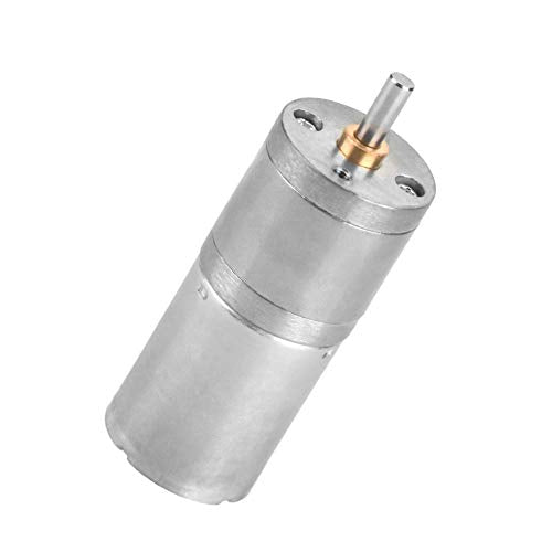 DC Gear Motor 12V 5RPM, 25GA-370 Low Speed High Torque Metal Gear Micro Motor, Geared Electric Motor for Electronic Lock Electric Curtain Robot Actuator DIY Project ﻿ - size: 5RPM