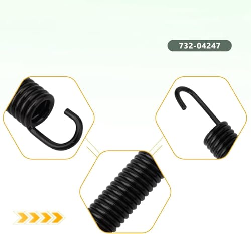 732-04247 Extension Spring for Cub Cadet Riding Mowers, Compatible with LT1042 SLT1554 LGT1054 LGTX1054 SLTX1054 GT2042 LGTX-1054 SLTX-1054 LGT-1054 Models (1 Pcs)