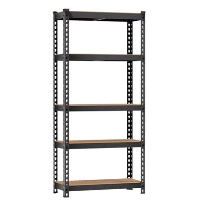 BestOffice 5 Tier Storage Shelves Adjustable Garage Shelves 15.7" D x 35.4" W x 72" H Heavy Duty Garage Shelving with Premium Materials MDF Boards for Kitchen Basement Warehouse Pantry - size: 36"W x 16"D x 72"H