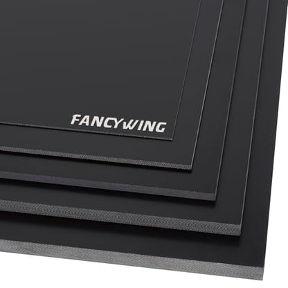 G10 Fiberglass Sheet, 400X500X8.0MM Glass Fiber Composite Laminate Board, Epoxy Resin Panel for DIY Models, RC, 3D Printing, Electrical Insulation 8.0mm Thickness Black - color: Black, size: 400x500x8.0MM