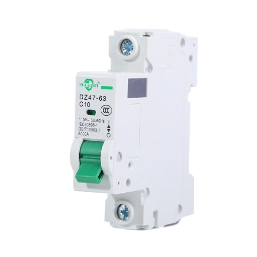 Miniature Circuit Breaker - 4 Pcs 110V/240V MCB Din Rail DZ47-63 Mini Home Circuit Breaker 1 Pole 20A, AC Solar MCB - size: 20A