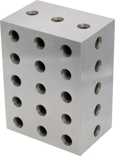 CME Setup Blocks, 23 Holes, 4" × 8" × 6", 2 Pieces - size: 4" x 8" x 6"