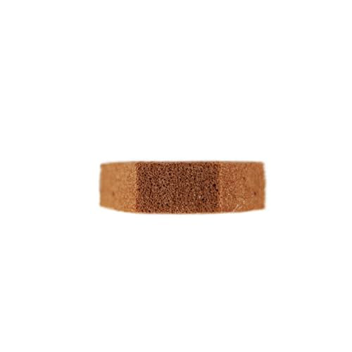 SoftTouch 3/8" Hexagon Self-Stick Noise Dampening Foam Cabinet Bumpers, 12 Pack, Tan, 12 Piece