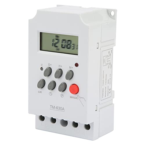Programmable Timer Relay 12V DC, 24/7 LCD 17 On/Off