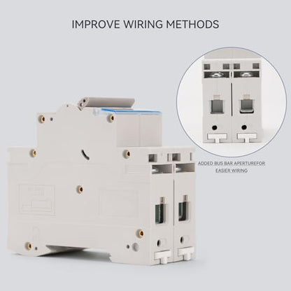 MOLLOM DC 2P 250V 50Amps C50 Miniature Circuit Breaker - style: 50A