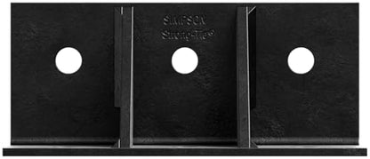 Simpson Strong-Tie HL37GPC 3" x 7" Heavy Angle with Gussett Powder Coated Black