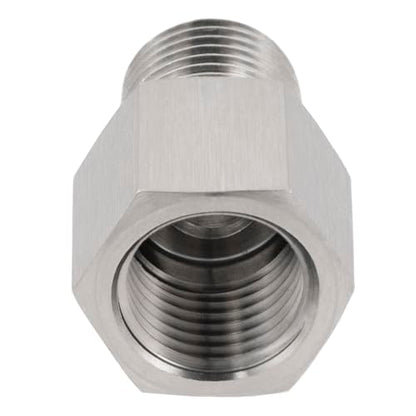 304 Stainless Steel Pressure Gauge Adapter 1/2" FNPT x M24*1.5 Male 1pc - size: 1/2" NPT Female x M24*1.5 Male