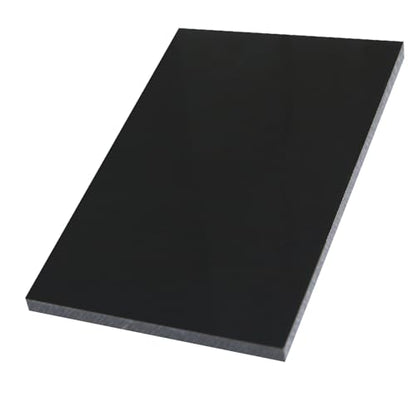 High-Density Polyethylene (HDPE) Plastic Sheet (1, Black, 6" X 12"X 1/2") - color: Black, size: 6" X 12"X 1/2"
