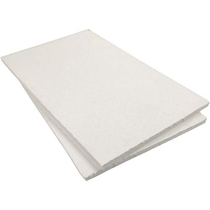 Ceramic Fiber Board Insulation, 2300F-Rated, 15" x 24" x 3/4", Pack of 2, for Boiler, Stove, Forge, Kiln, Baffle Board, 1022 - size: 3/4" x 24" x 15"