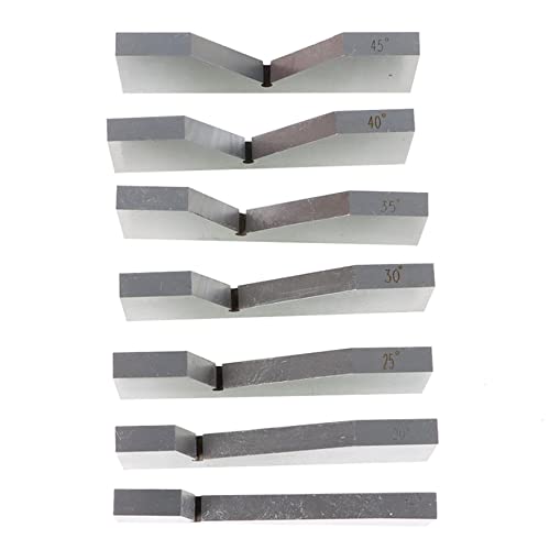 waltyotur 17 PC Precision Angle Block 1/4 to 45 Degree Set Machinist Tool