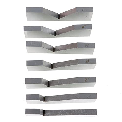 waltyotur 17 PC Precision Angle Block 1/4 to 45 Degree Set Machinist Tool