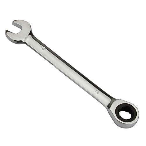 SaferCCTV Wrench Metric 14mm Ratcheting Wrench Set,Reversible Ratcheting Combination Wrench,Open Ended Ratchet - size: 14mm