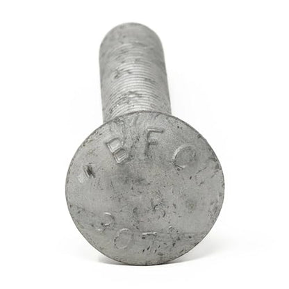 5/16"-18 x 5 (50 Pack) Galvanized Carriage Bolt Kit Grade 307A, Includes 5/16"-18 Hex Nuts (50 pcs), Hot Dip Galvanized for Exterior Use by Fastener Depot
