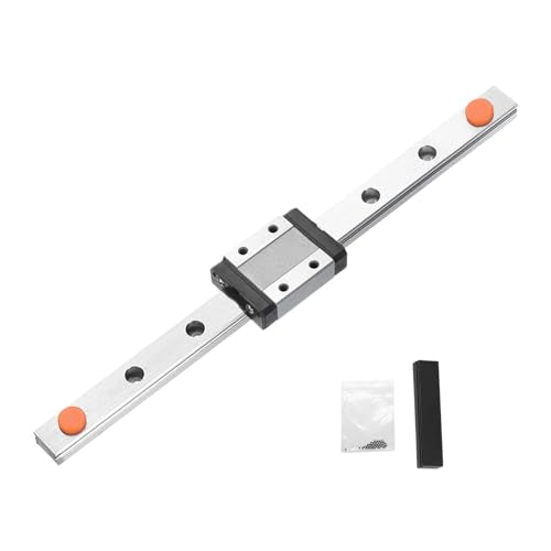 200mm Long MGN9 Miniature Linear Sliding Guide Rail with 1PCS MGN9C Stainless Steel Carriage Block for 3D Printer X, Y, Z axis and CNC Machines - color: MGN9C, size: 200mm/7.87 inches
